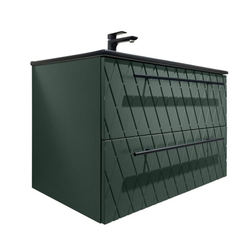 Baños-Mueble-de-Baño-Empire-2-Cajones-Verde-con-Lavamanos-800-mm
