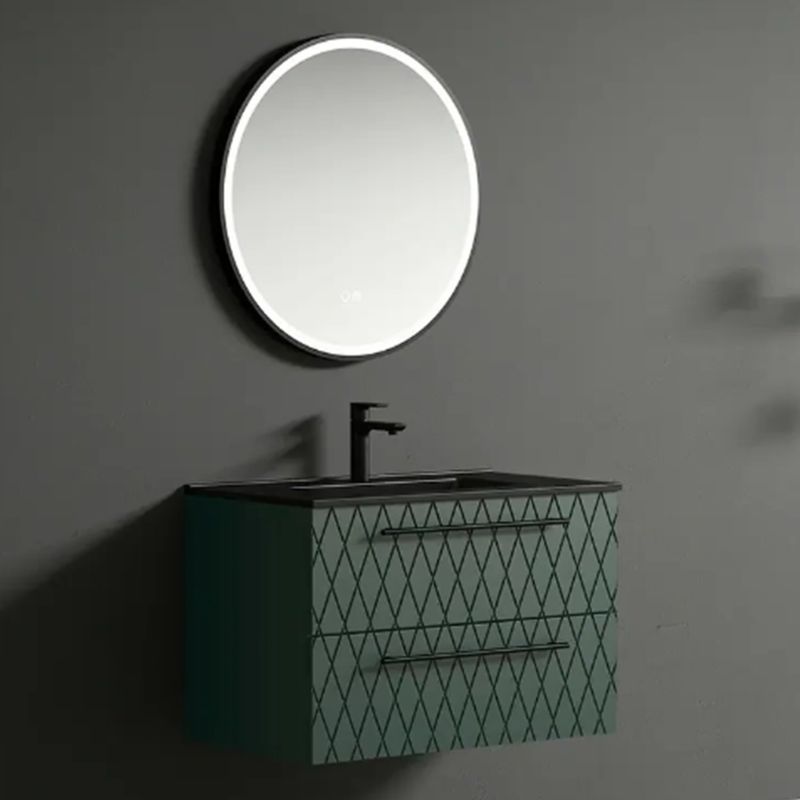 Baños-Mueble-de-Baño-Empire-2-Cajones-Verde-con-Lavamanos-800-mm