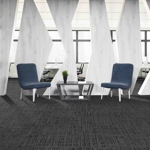 Alfombra Modular Lino Dark Grey 25x100 cm
