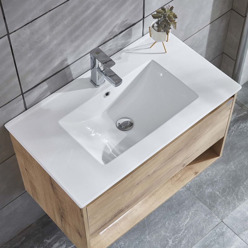 Baños-Mueble-de-Baño-Queen-Cajon-y-Repisa-con-Lavamanos-y-Fijaciones-Caramel-700-mm
