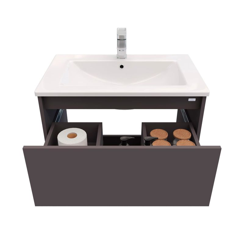 Baños-Mueble-de-Baño-King-Simple-800-1-Cajon-y-Repisa-Softclose-Plomo-con-Lavamanos
