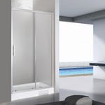 Baños-Mampara-Corredera-Clover-Cromada-Mate-120x198-cm