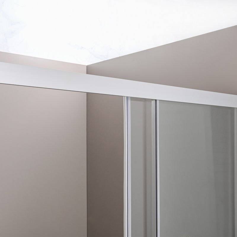 Baños-Mampara-Corredera-Clover-Cromada-Mate-120x198-cm