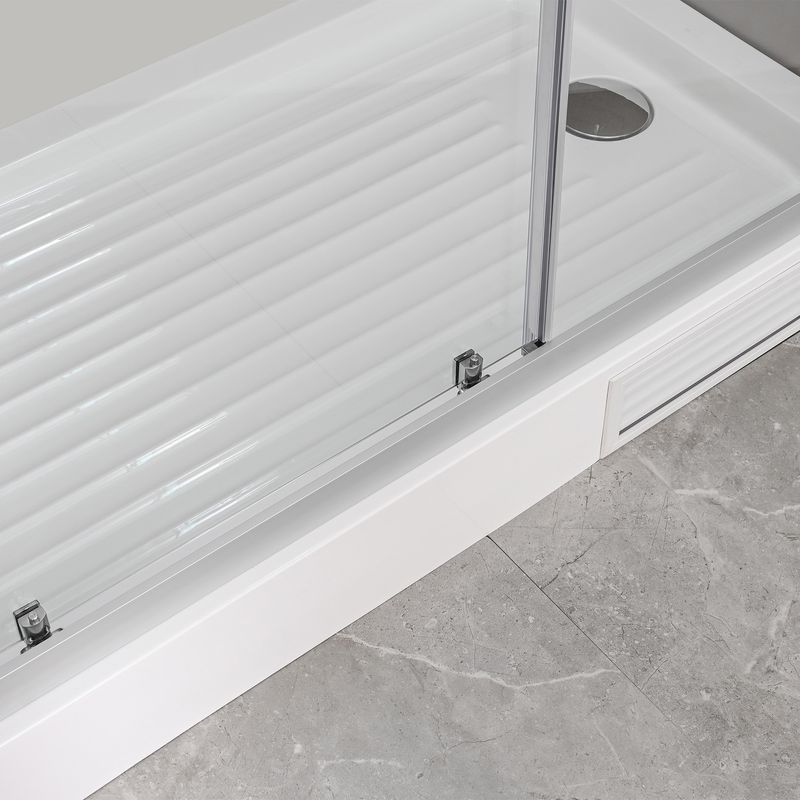 Baños-Mampara-Corredera-Clover-Cromada-Mate-120x198-cm