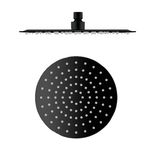 Baños-Plato-Ducha-Urban-Redondo-25-cm-1-Jet-S-Brazo-Negro-Mate