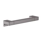 Baños-Toallero-Barra-30-Cm-Addstoris-Negro-Cromo-Cepillado--Hansgrohe
