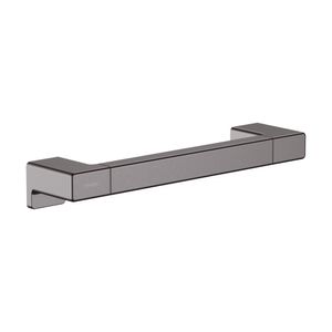 Toallero Barra 30 Cm Addstoris Negro Cromo Cepillado  Hansgrohe