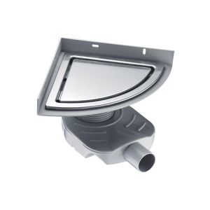 Desagüe Infloor Edge Esquinero Ducha en Obra SaTinado