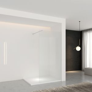 Mampara Fija Style-N con Brazo Extensor Cromado 900 Mm