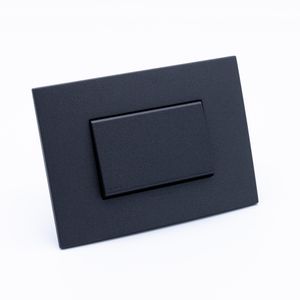 Placa Armada S44 Carbón Conmutador 9/24 Teclón 125x45 mm