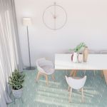 Pisos-y-Muros-Porcelanato-Aster-Verde-Mate-Hexagonal-22x25-cm