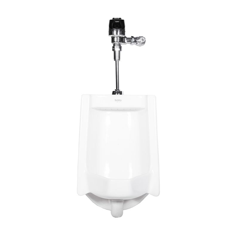 Baños-Urinario-Weus-a-Muro-Bajo-Consumo-con-Fluxor-Ecos-Blanco