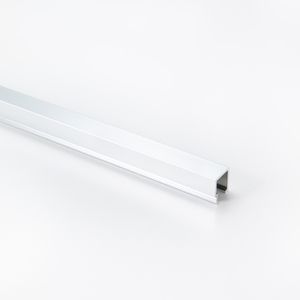 Perfil Listel Aluminio Cromo Au80Esp Brillante 10x10x1250 mm