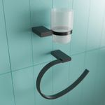 Baños-Toallero-Aro-Asis-Negro-Mate