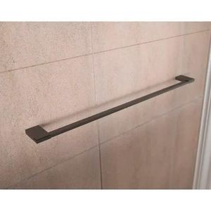 Toallero Barra Asis Negro Mate 45 cm