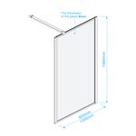 Baños-Mampara-Ducha-Marbella-Fija-con-Vidrio-Acanalado-Perfil-Negro-Mate-1200x1980-mm