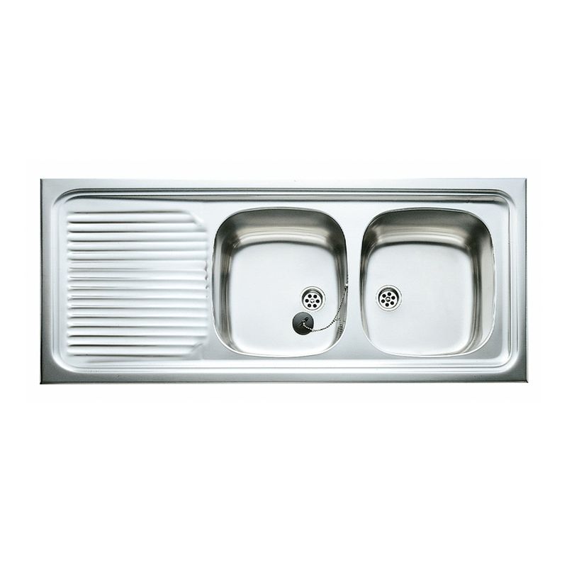 Cocina-Lavaplatos-Empotrable-1235.510-2-Cubetas---Escurridor-Izquierdo