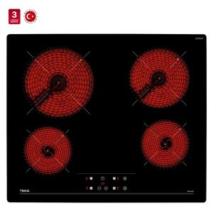Encimera Vitrocerámica 4z TB 6415 Cristal PRO Empotrada 60 cm