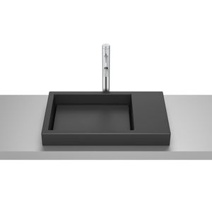 Lavamanos de Sobreponer Horizon Skyline Negro 600x380x70 mm