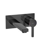 Baños-Griferia-Lavamanos-Naia-Muro-20-cm-S-Desague-A5a3596cn0-Negro-Titanio