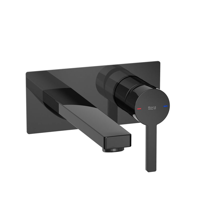 Baños-Griferia-Lavamanos-Naia-Muro-20-cm-S-Desague-A5a3596cn0-Negro-Titanio