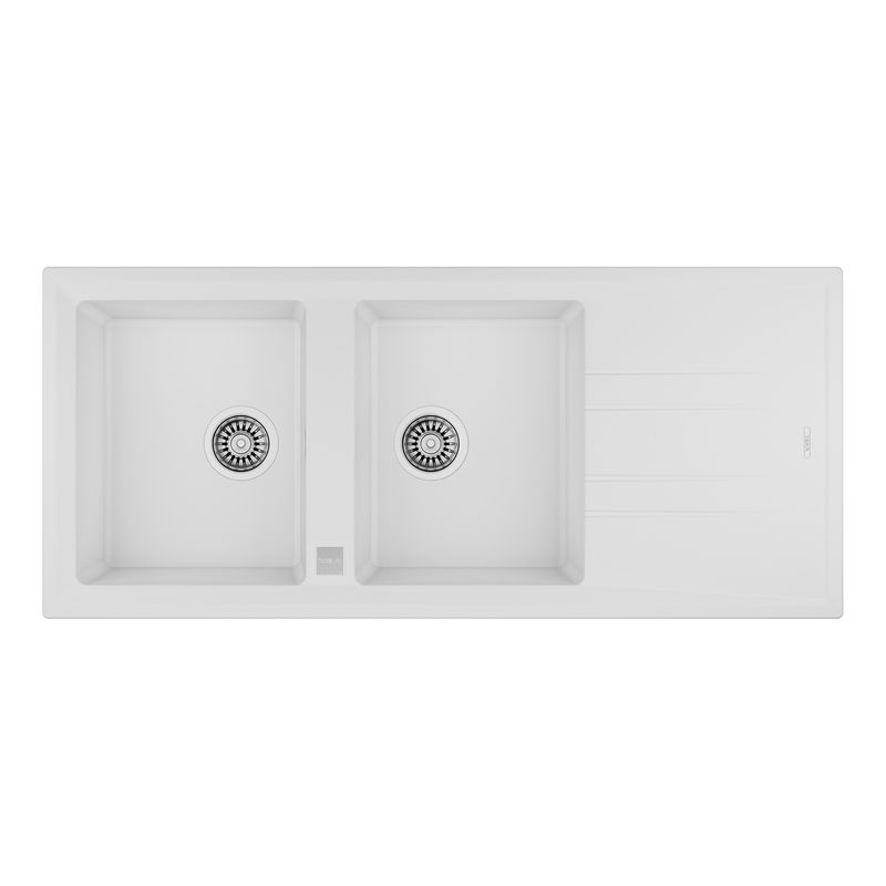 Cocina-Lavaplatos-de-Granito-Stone-2-Cubetas-1-Escurridor-Blanco-1160x510-mm