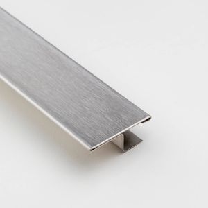 Perfil Encastre Acero Inoxidable C9E Mate 35x10x2500 mm