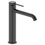 Baños-Griferia-Lavamanos-Trend-16-Cm-S-Desague-Negro-Mate