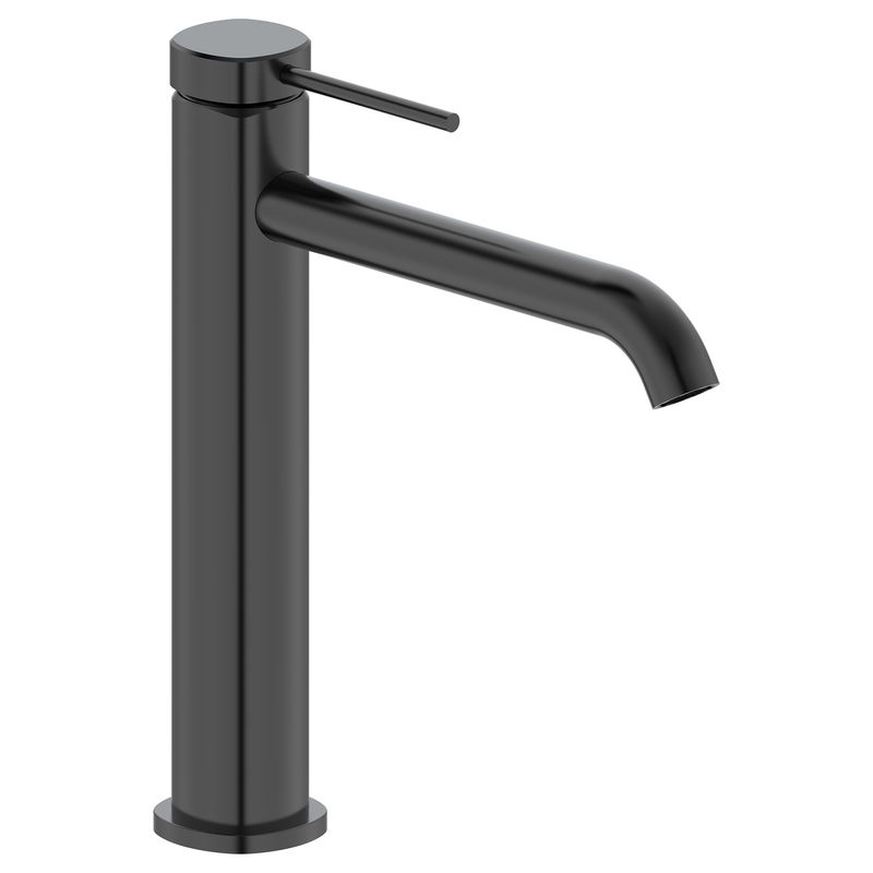 Baños-Griferia-Lavamanos-Trend-16-Cm-S-Desague-Negro-Mate