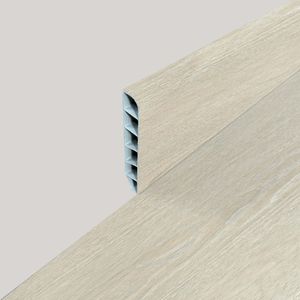 Guardapolvo PVC Glasgow Ivory 15x90x2400 mm