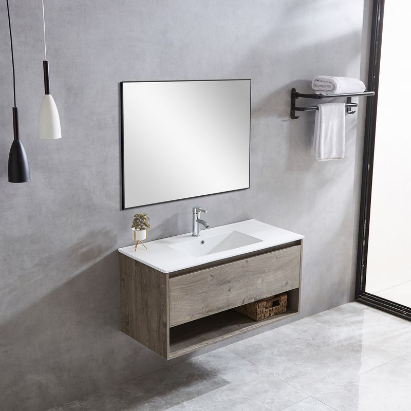 Baños-Mueble-de-Baño-Queen-1-Cajon-y-Repisa-Grey-OAK-700-mm-con-Lavamanos