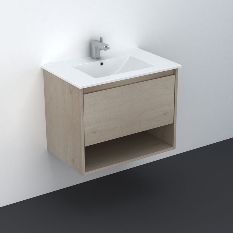 Baños-Mueble-de-Baño-Delfos-un-Cajon-y-Repisa-con-Lavamanos-Base-White-Oak-700-mm