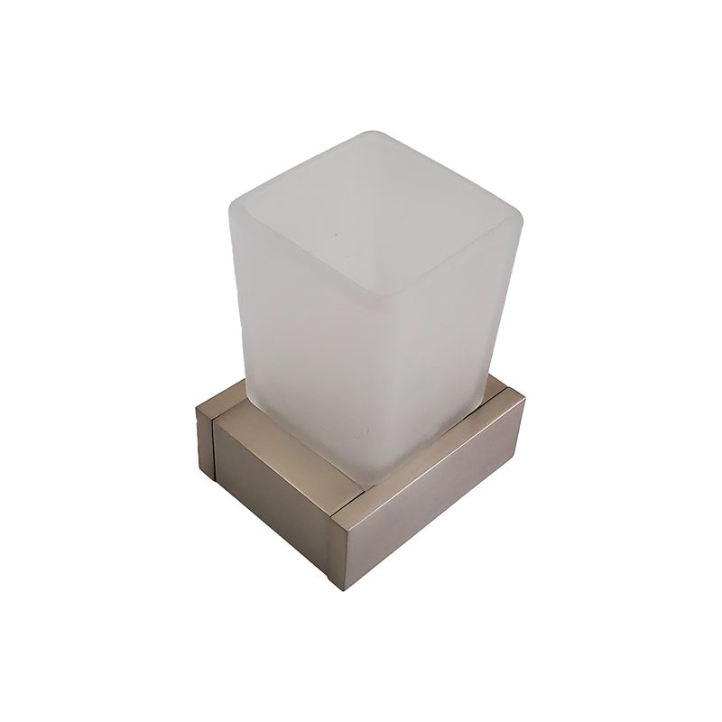 Baños-Portavaso-Kubika-Brushed-Niquel