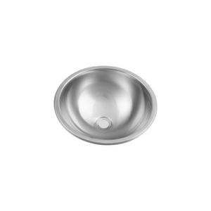 Lavamanos Vanitory Bajo Cubierta 34 Cm S/Rebalse Acero Pulido