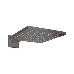 Plato Ducha Raindance E Cuadrado 30 cm 1 Jet C/Brazo 26238340 Brushed Black