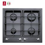Cocina-Encimera-Gas-4q-Empotrada-Negra-60-cm