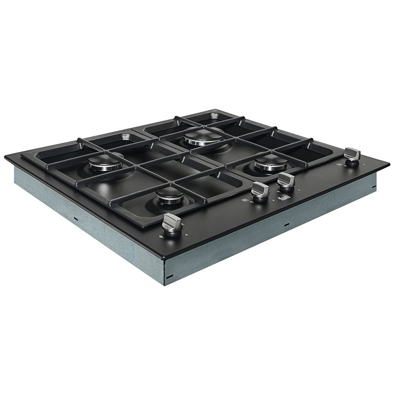 Cocina-Encimera-Gas-4q-Empotrada-Negra-60-cm