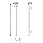 Baños-Secatoallas-Electrico-Conquista-Vertical-Negro-Mate-1000-mm