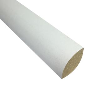 Junquillo MDF Blanco 15x15x2400 mm