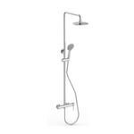 Baños-Columna-de-ducha-Level-25cm-Cromo