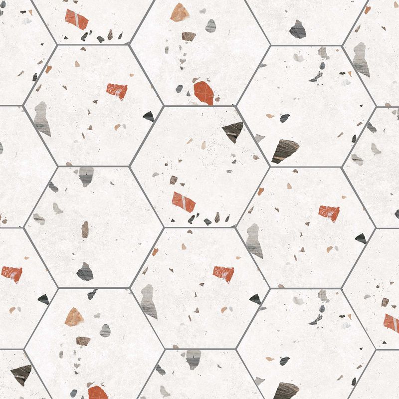 Pisos-y-Muros-Porcelanato-Sonar-Blanco-Mate-Hexagonal-22x25-cm