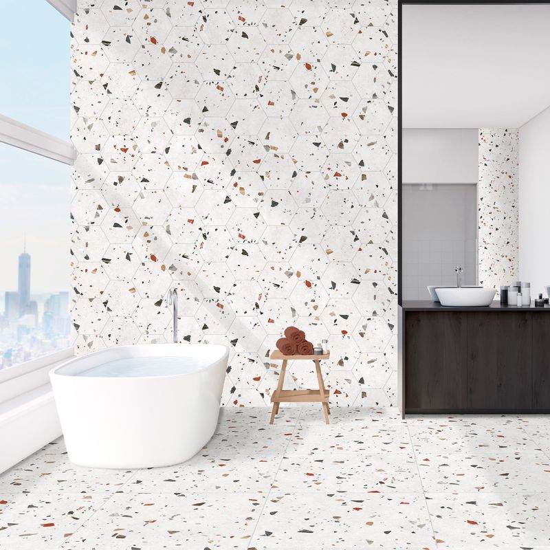 Pisos-y-Muros-Porcelanato-Sonar-Blanco-Mate-Hexagonal-22x25-cm