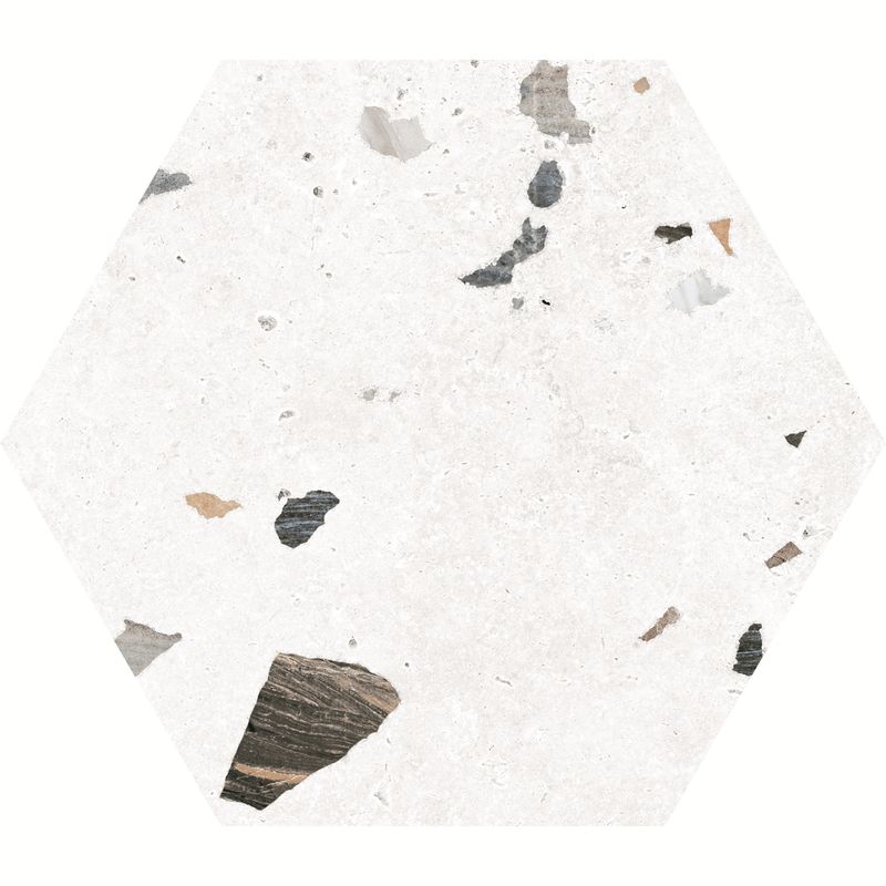 Pisos-y-Muros-Porcelanato-Sonar-Blanco-Mate-Hexagonal-22x25-cm