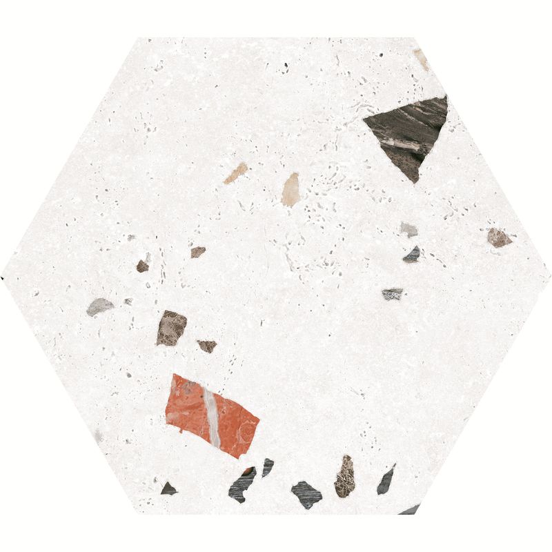 Pisos-y-Muros-Porcelanato-Sonar-Blanco-Mate-Hexagonal-22x25-cm