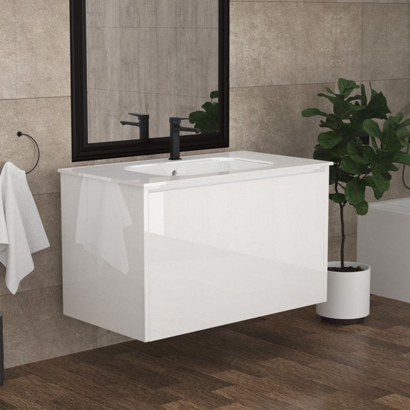 Baños-Mueble-de-Baño-Box-1-Cajon-White-Glossy-600x450x450-mm