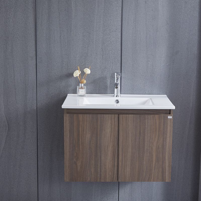 Baños-Mueble-de-Baño-Queen-Simple-2-Puertas-Choco-700-mm-con-Lavamanos