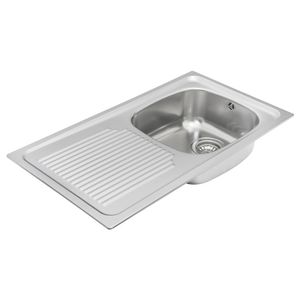 Lavaplatos Empotrable Inoxidable 800.440 1c 1e Rev 79,8x43,8 cm
