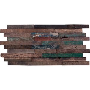Mosaico Madera Old Boat Colores Nat Liston 30x60 cm