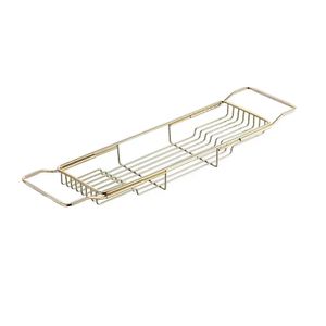 Contenedor de Tina Ajustable Kubika Dorado 65x17 cm