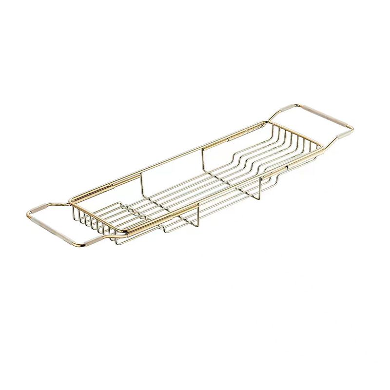 Baños-Contenedor-de-Tina-Ajustable-Kubika-Dorado-65x17-cm
